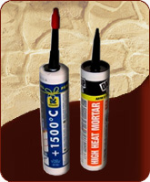 Огнестойкие герметики для дымоходов и печей