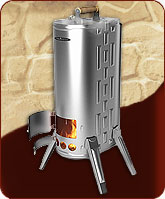 Отопительная печь "Дуплет Коптильня"